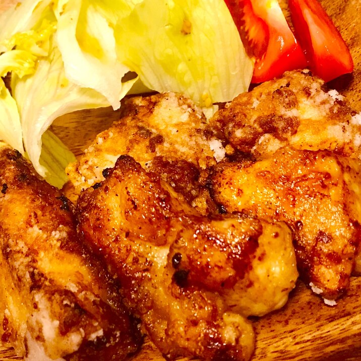 鶏むね肉でも柔らかジューシー唐揚げ♪